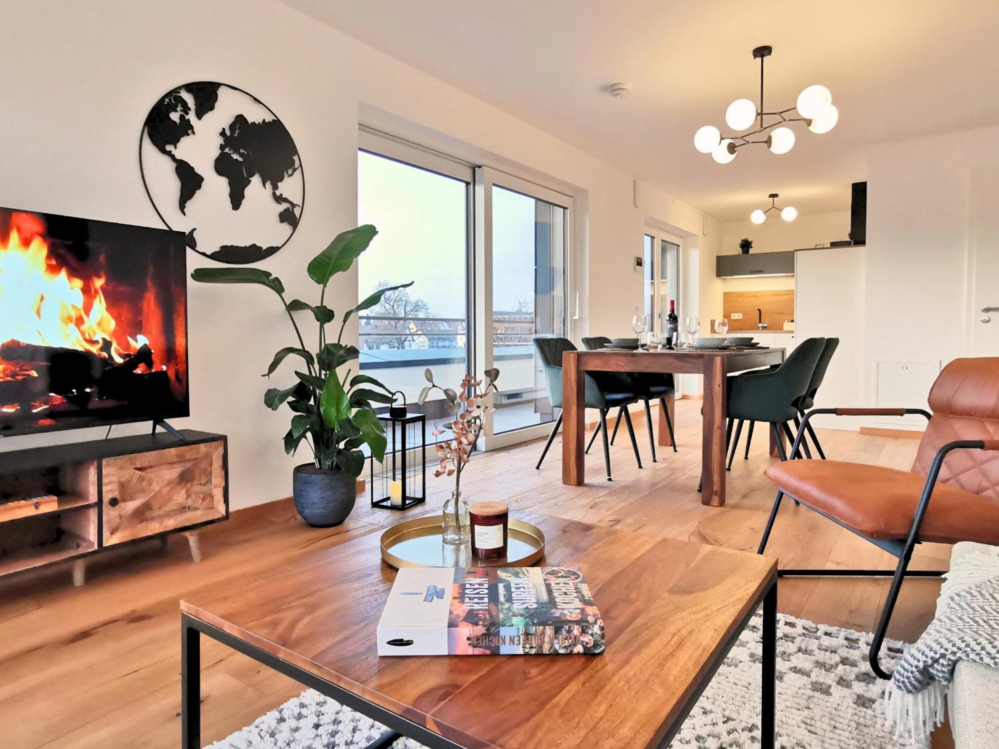 Fynbos Penthouse Deluxe, Balkon, Parkplatz Straubing