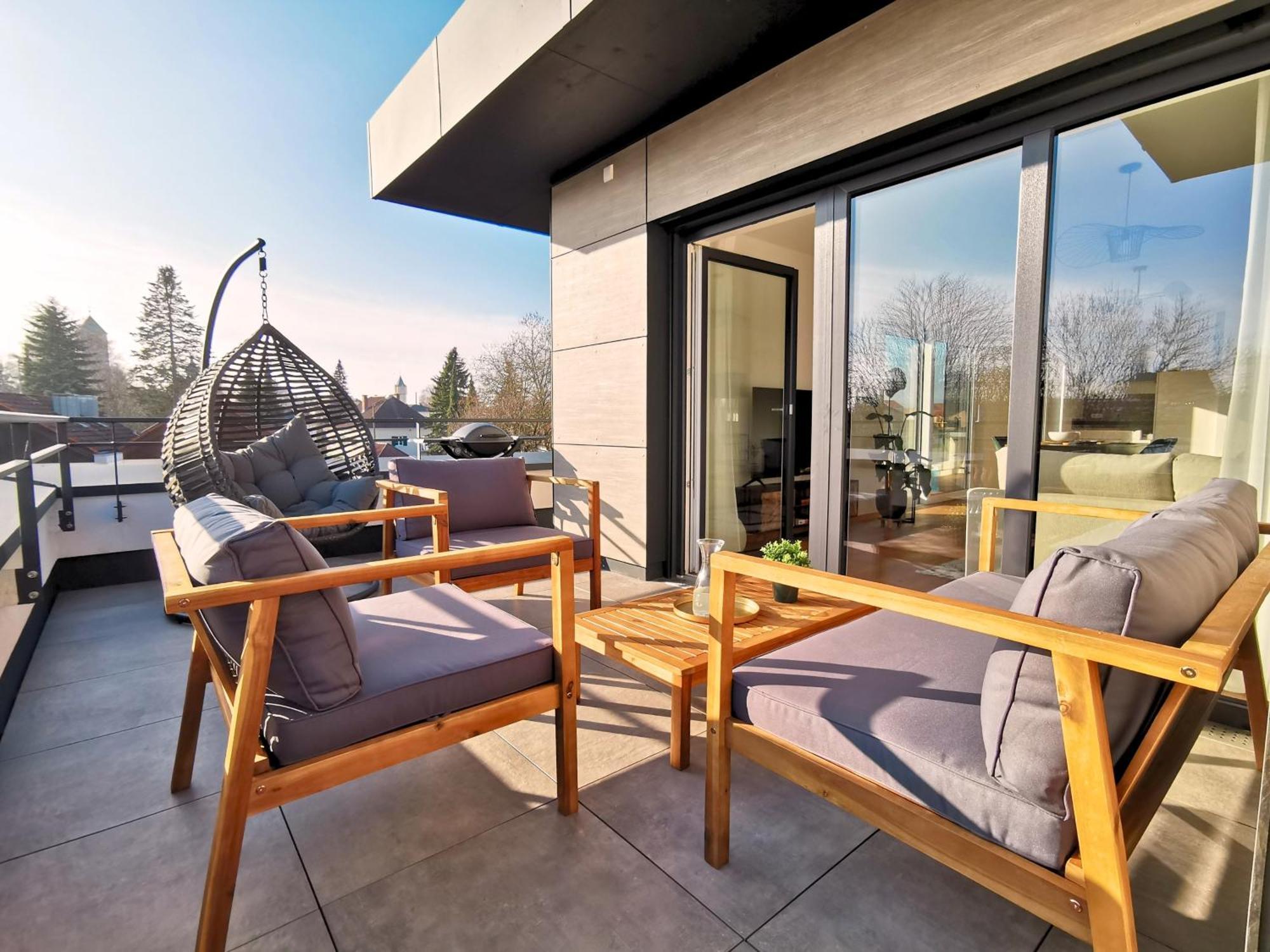 Fynbos Penthouse Deluxe, Balkon, Parkplatz