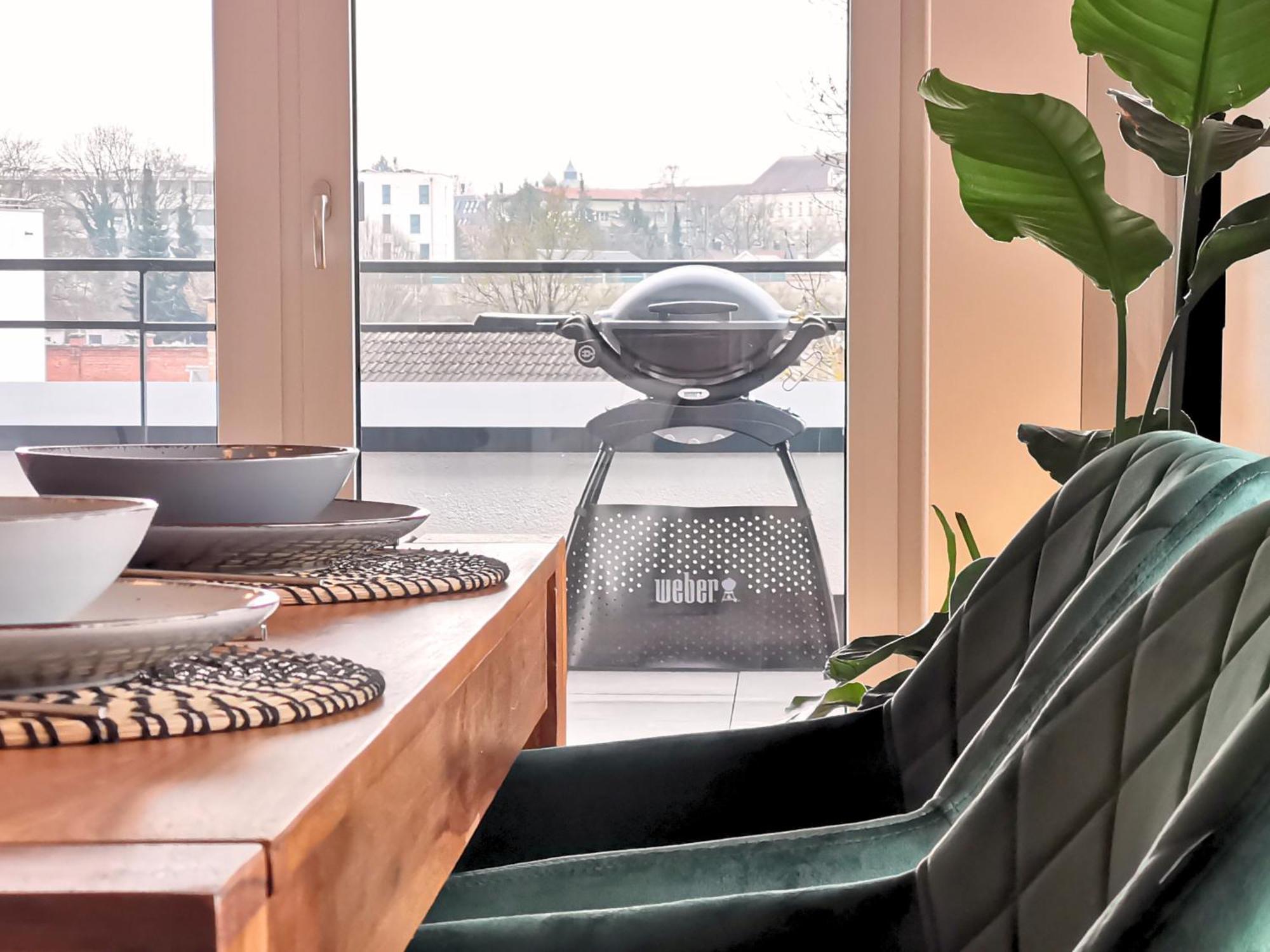 Apartment Fynbos Penthouse Deluxe, Balkon, Parkplatz Straubing